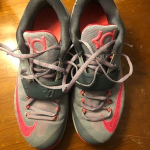 Men's KD 7 CALM BEFORE THE STORM GREY HYPER PUNCH